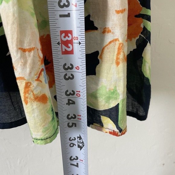 Lauren Ralph Lauren Floral Cotton Voile Dress Womens 2 Cotton Light - Picture 5 of 10